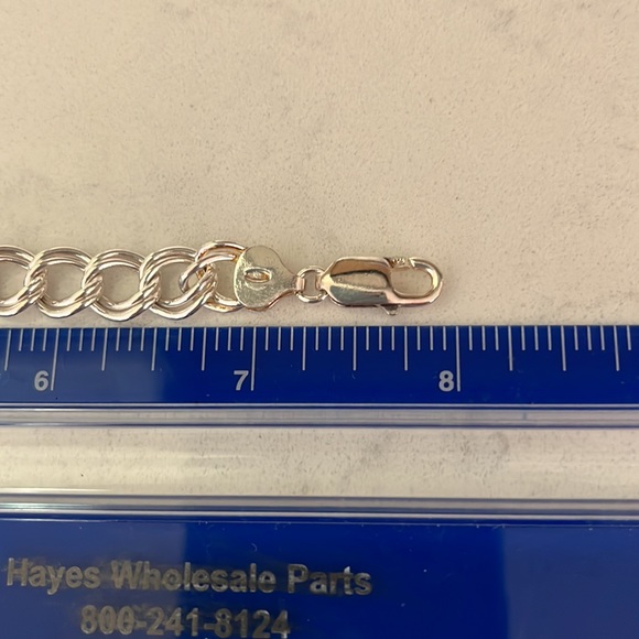 925 Sterling Silver Charm Bracelet - Picture 5 of 6